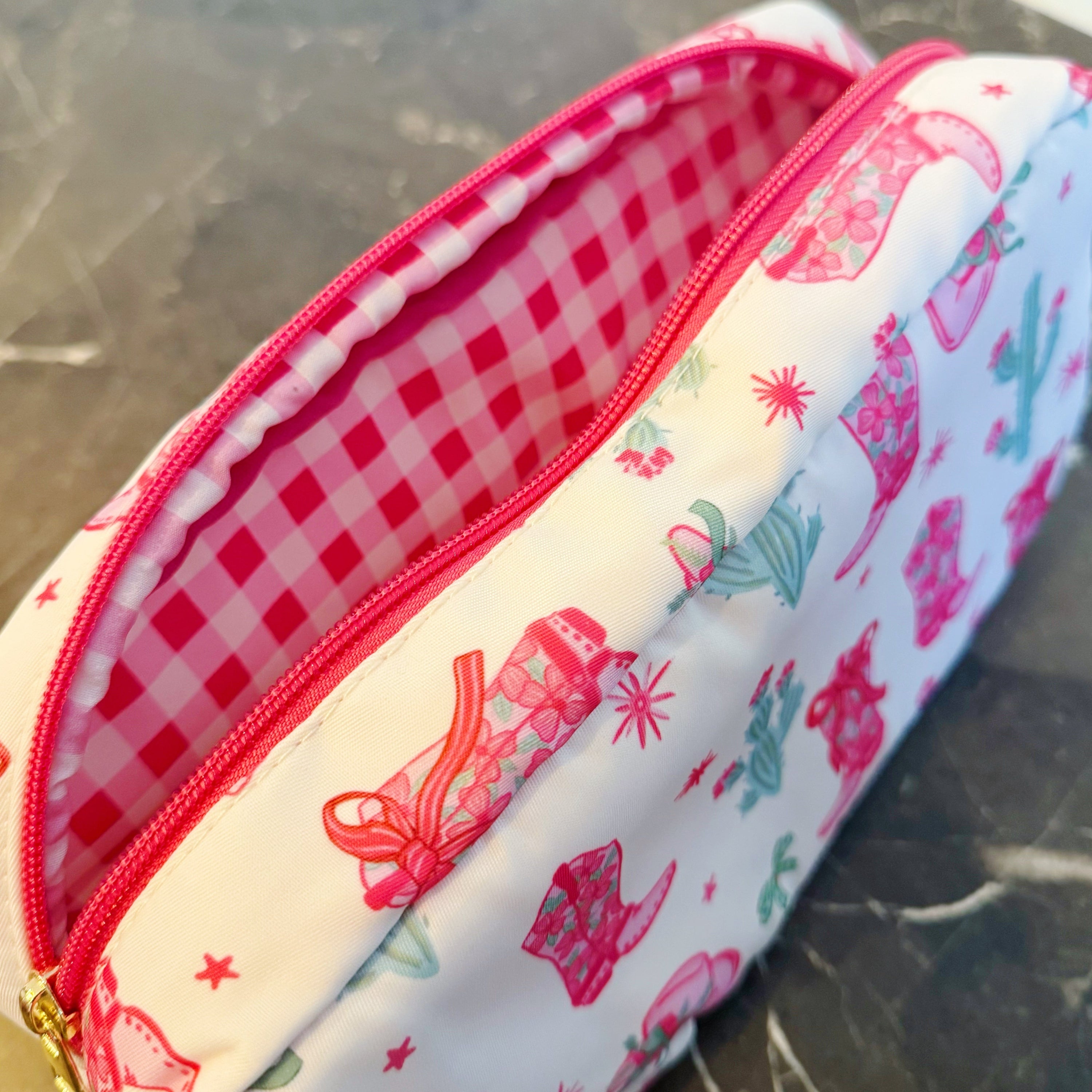 Western Whimsy Cosmetic Case – Everyday Organizer