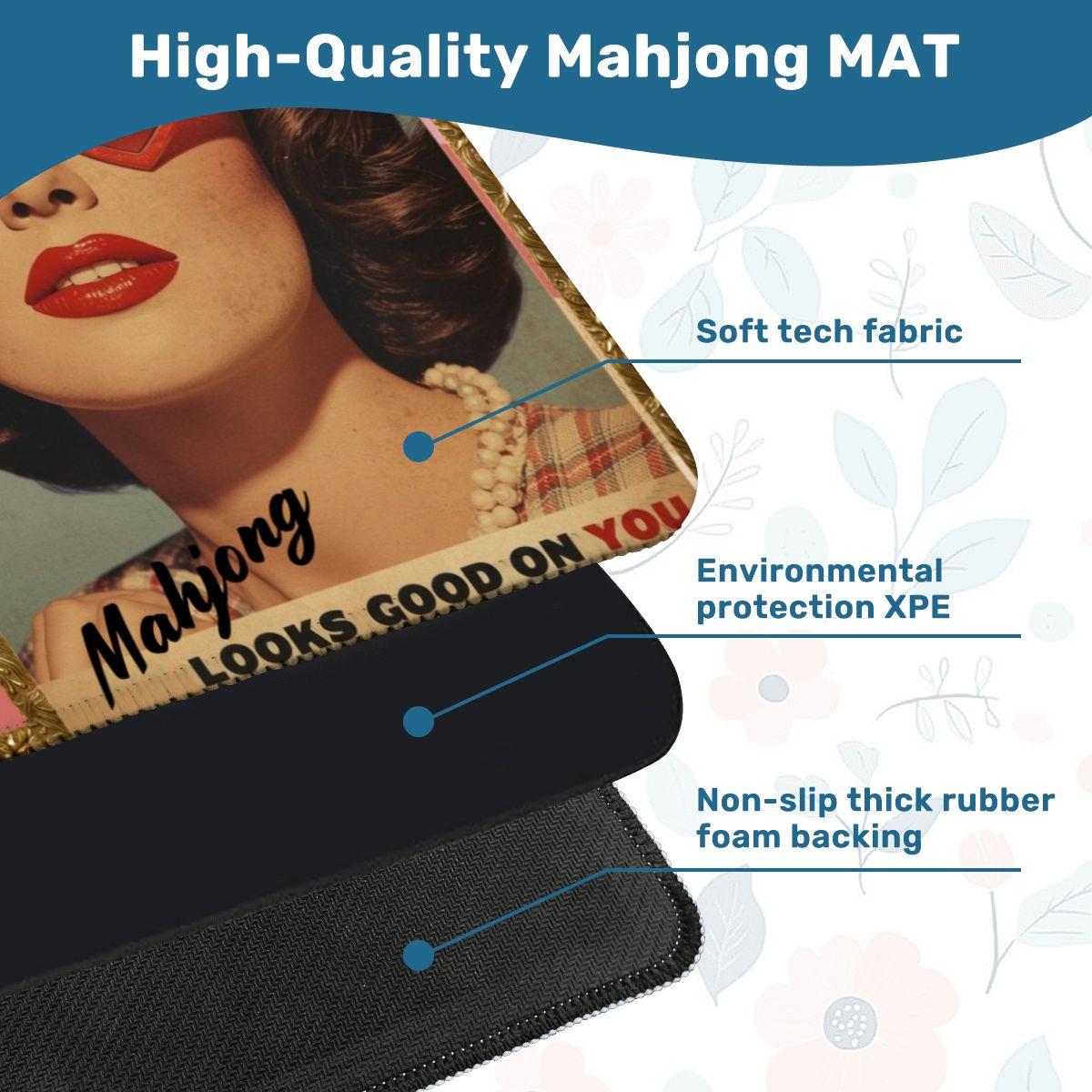 The Era Of Mahjong Looks Good On You Mahjong Mat