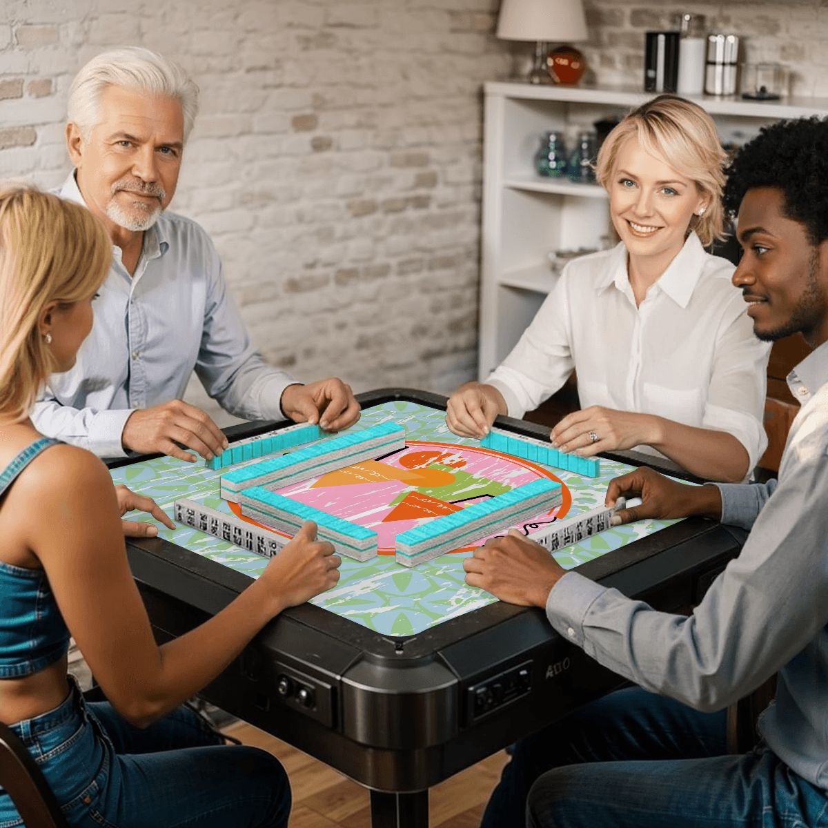 Modern Mixology Mahjong Mat