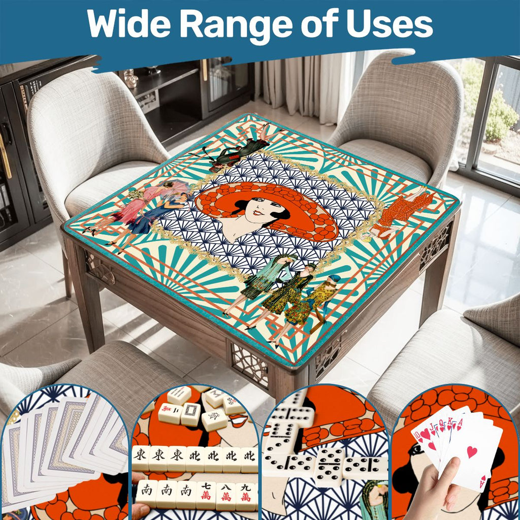 The Roaring 1920's Art Deco Mahjong Mat