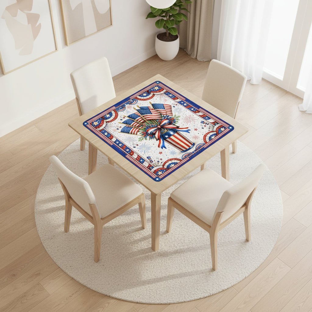 American Pie USA Patriotic Mahjong Mat