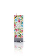 Flatyz Happy Birthday Watercolor Florals Candle