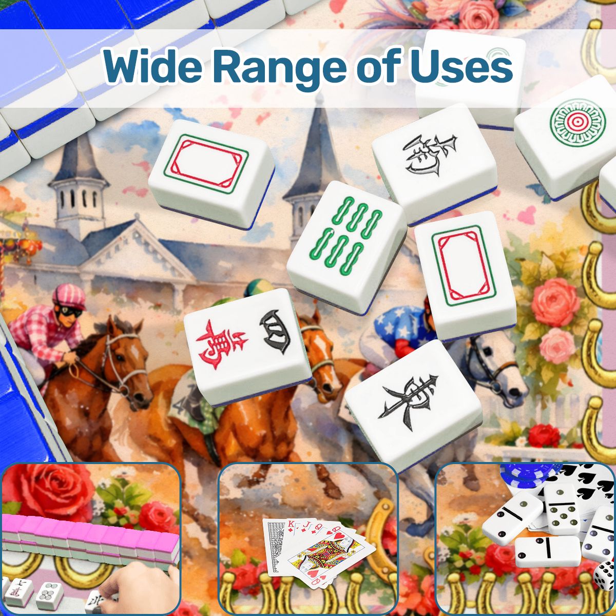 Kentucky Derby Mahjong Mat