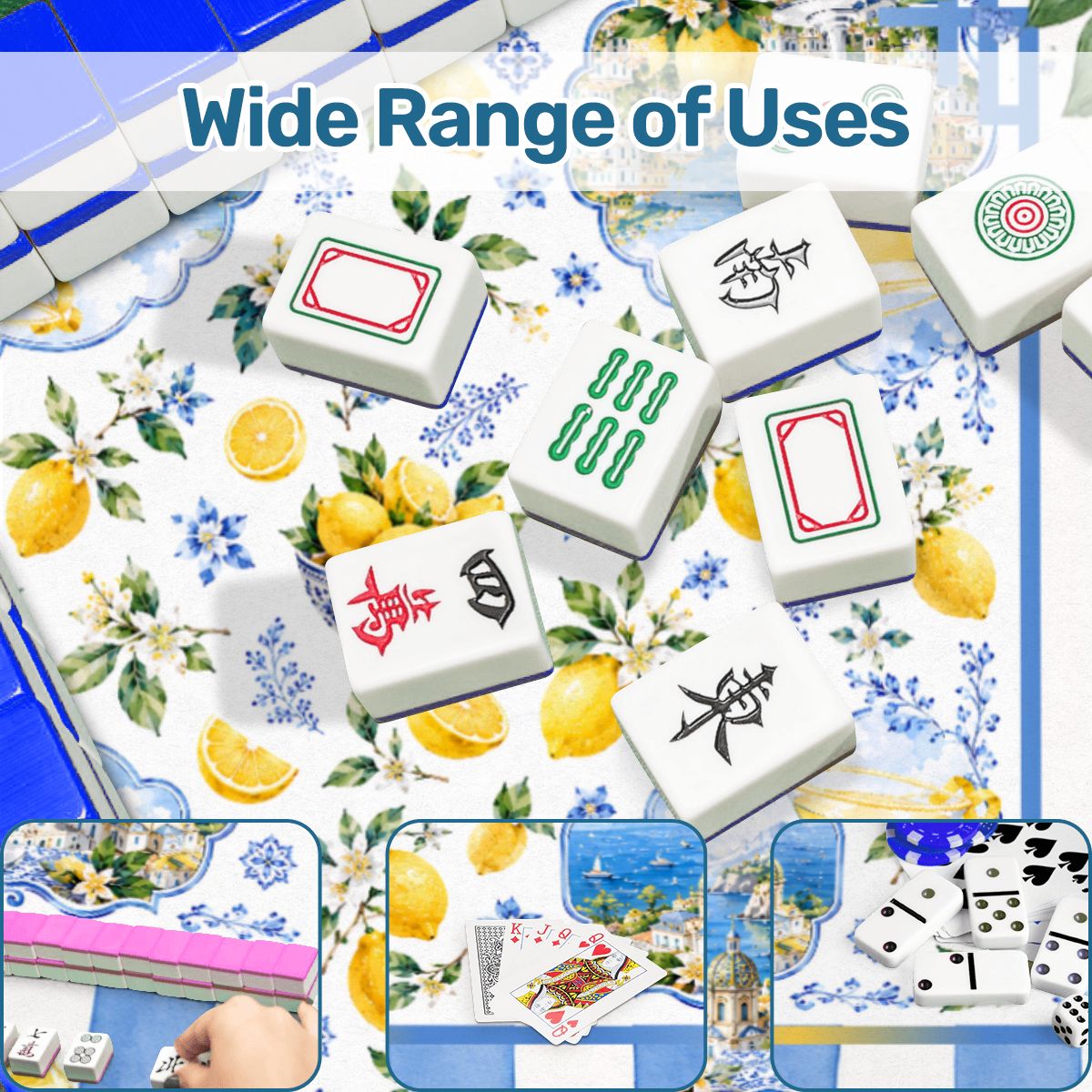 Lemondrops On The Amalfi Mahjong Mat