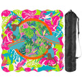 Scalloped Mahjong Mat Lime In The Coconut Monkey Mat