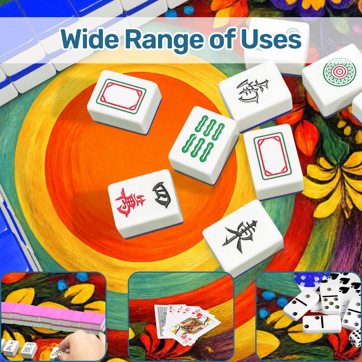 Viva Fiesta Bloomware Mahjong Mat