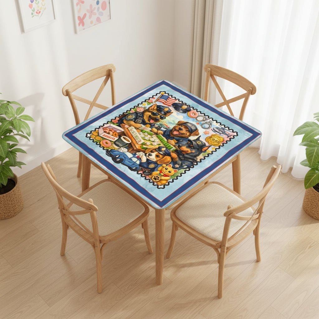 Paw Po Patrol Police Dogs Mahjong Mat