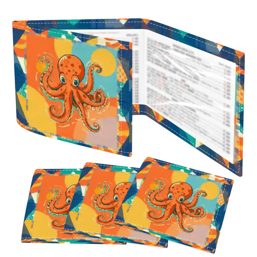 Octovibe Blue Lagoon 4 Mahjong Card Holder with Line Finder