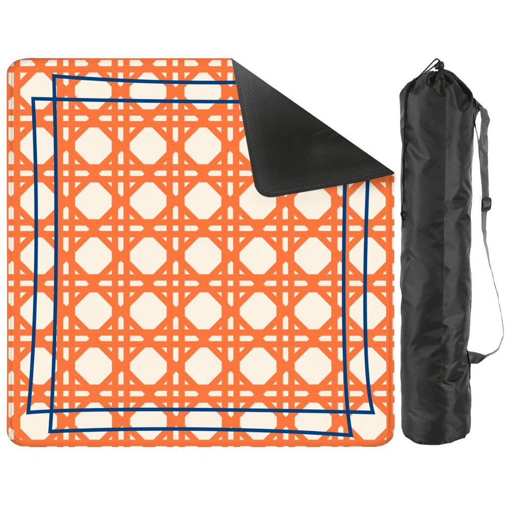 Cane Glow Minimalist Modern Mahjong Mat
