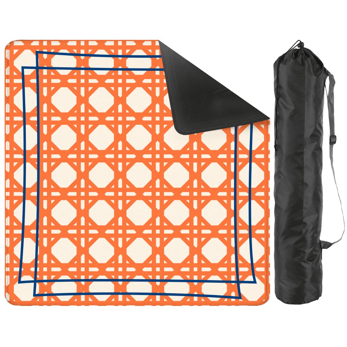 Cane Glow Minimalist Modern Mahjong Mat