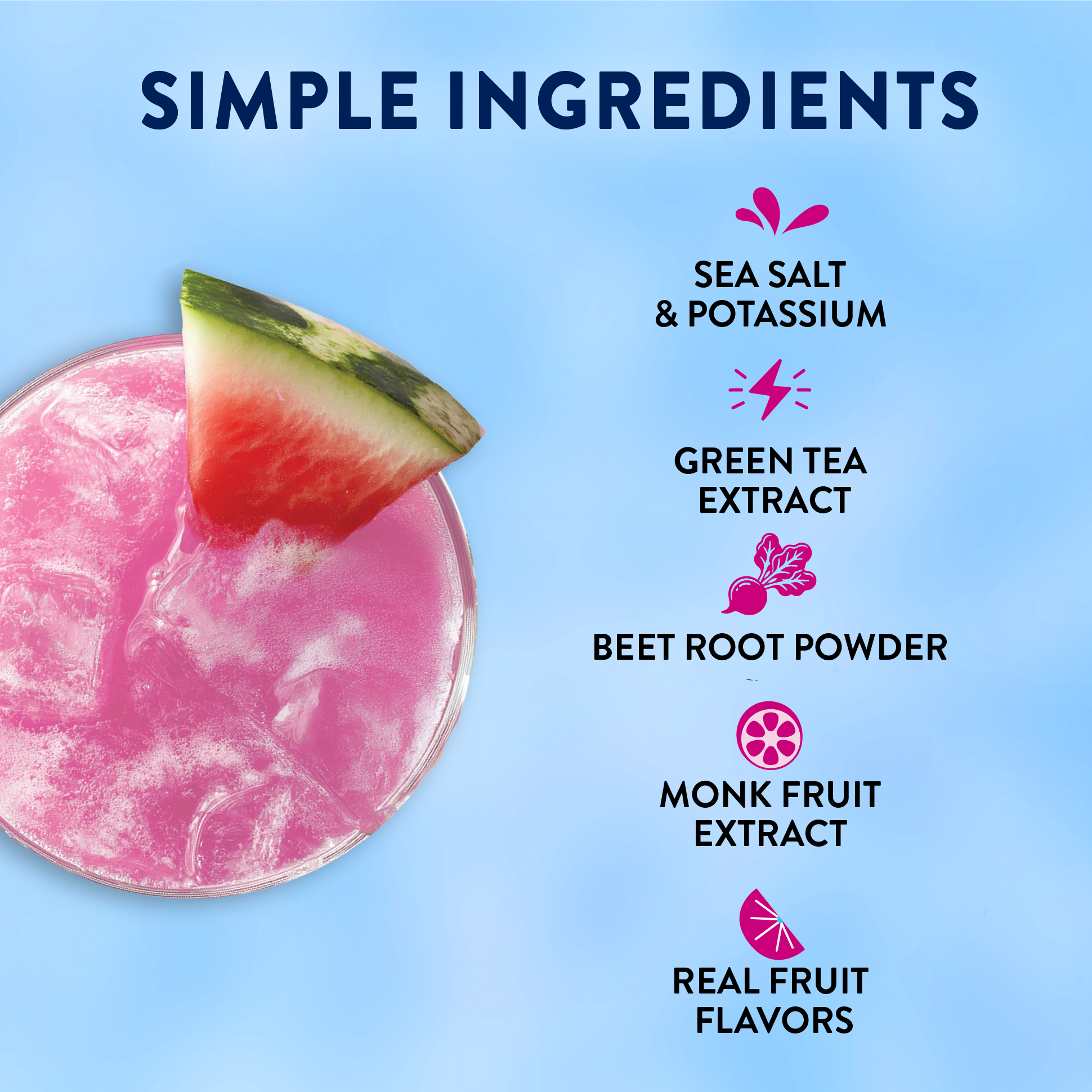 Jordan's Skinny Mixes - Refresher Stix 16 ct - Watermelon Lime