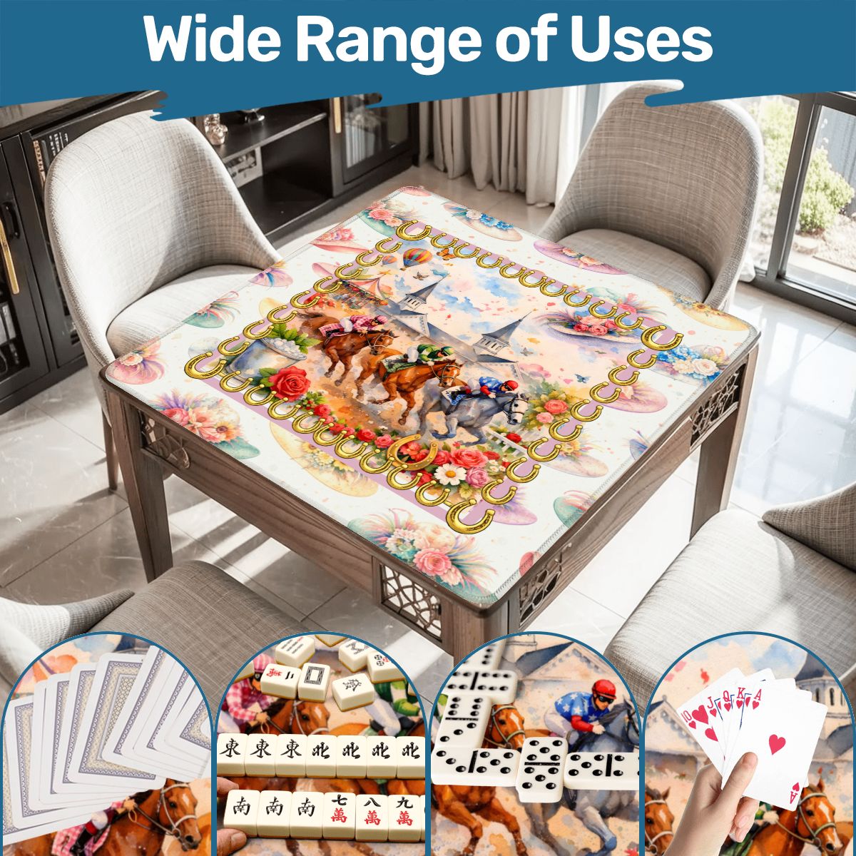 Kentucky Derby Mahjong Mat