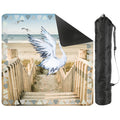 Heron Harbor Mahjong Mat, Beachy Vibe Heron Mahj Mat