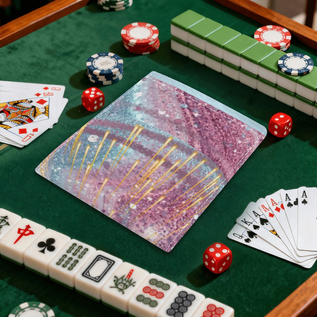 Sparkle Farkle Glitter Glam 4 Mahjong Card Holder with Line Finder