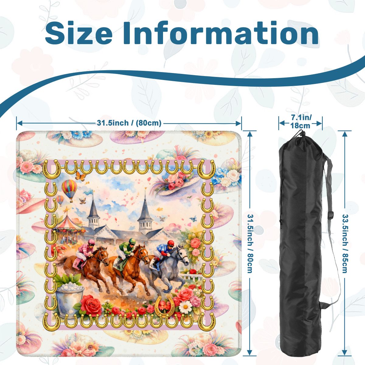 Kentucky Derby Mahjong Mat