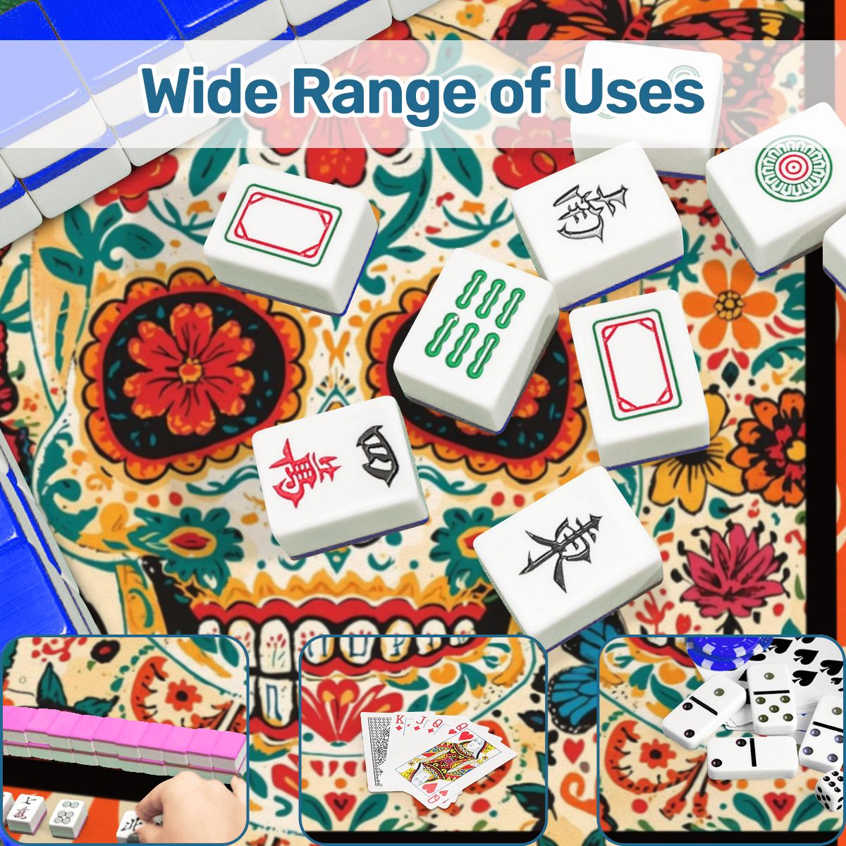 Day Of The Dead Mahjong Mat