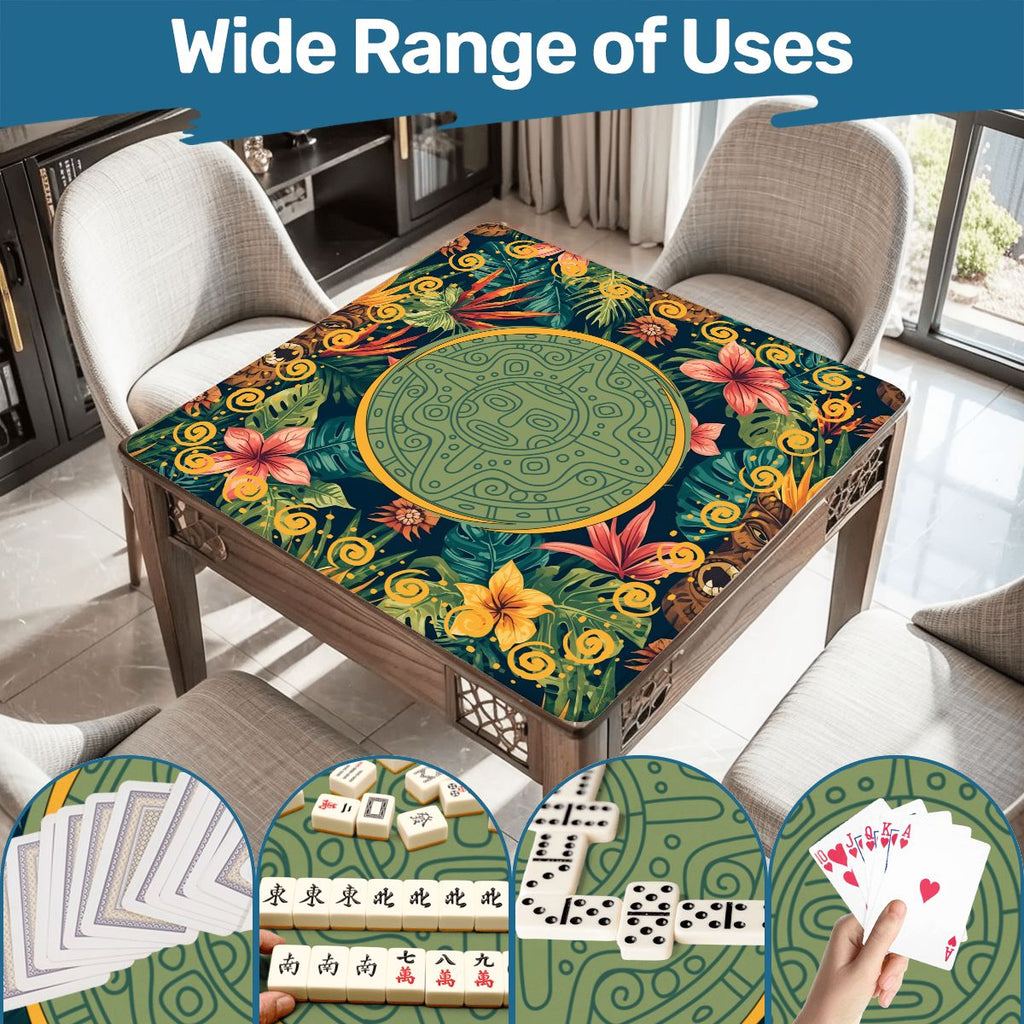 Tiki Time Infusion Tropical Mahjong Mat