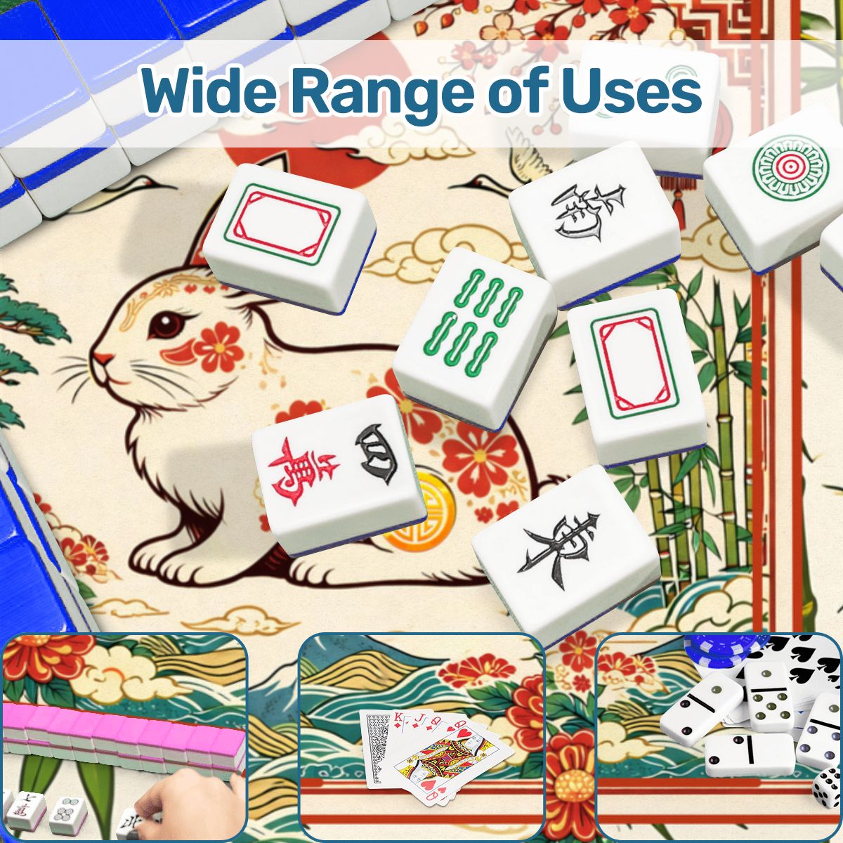 Year Of The Rabbit Mahjong Mat