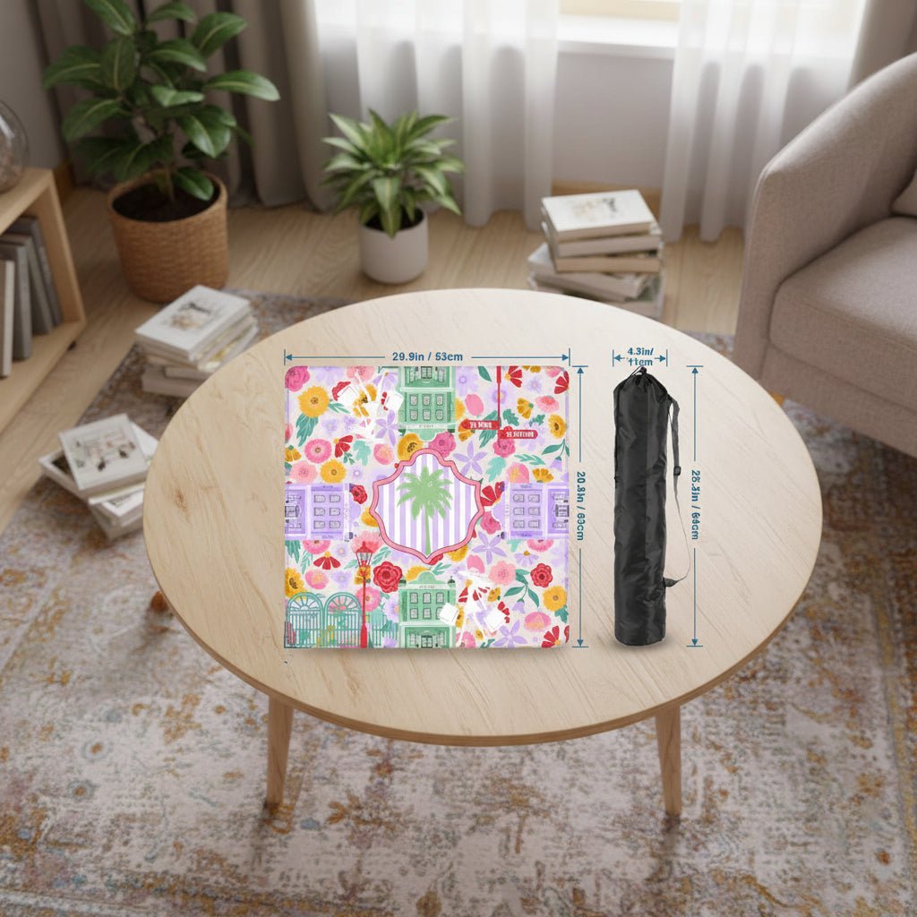 Charleston South Carolina Preppy Pastel Mini Mahjong Mat
