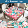 Flamingo Palm Party Mahjong Mat