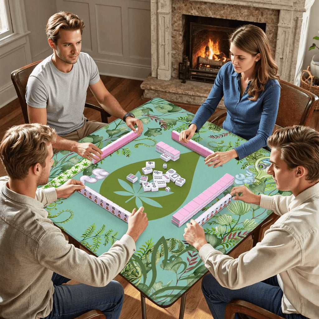Kongs Bongs And Winds Cannabis Mahjong Mat