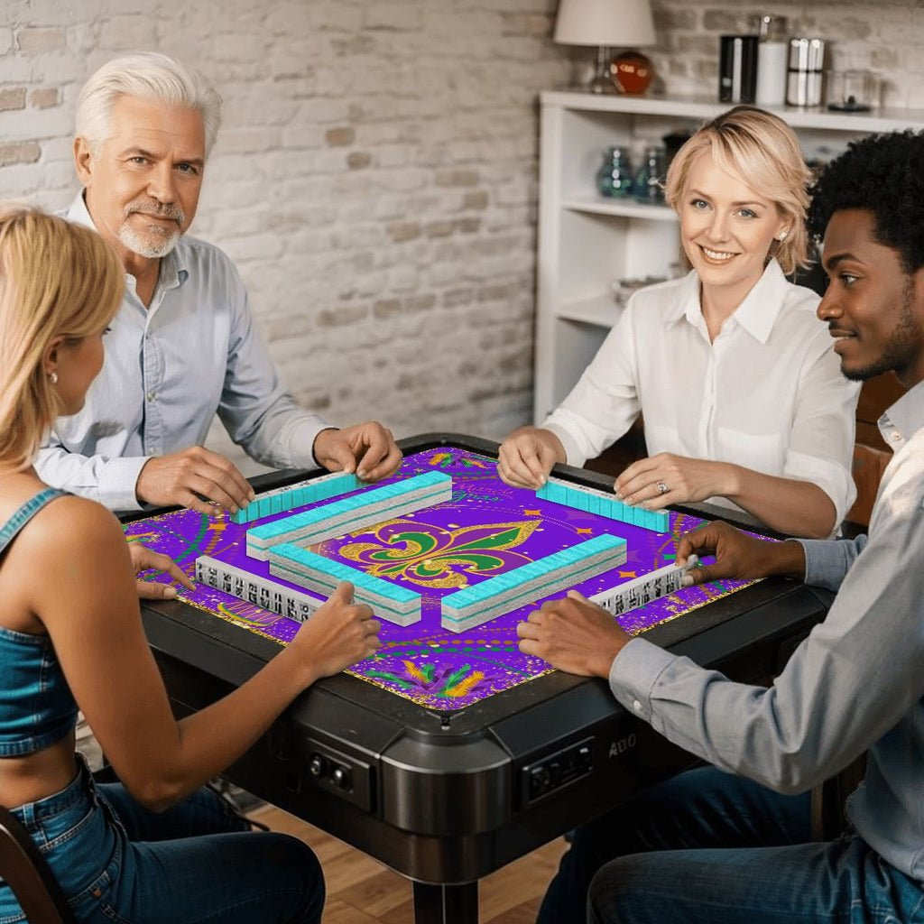 Mardi Gras Mahjong On Bourbon Street Carnival Glitz Mahjong Mat