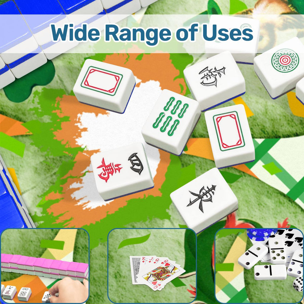 Luck Of The Irish, Vintage Nostalgia Charming Mahjong Mat