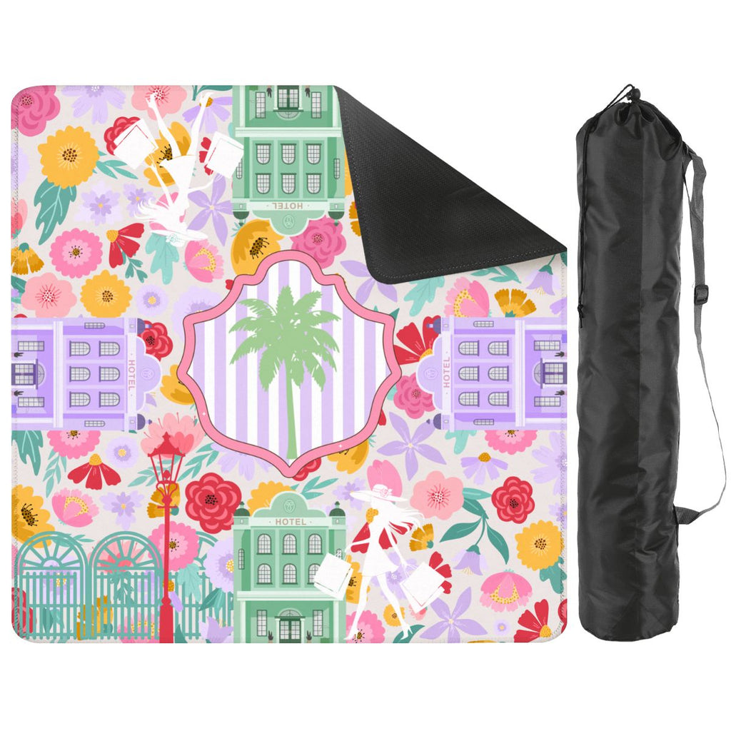 Charleston South Carolina Preppy Pastel Mini Mahjong Mat