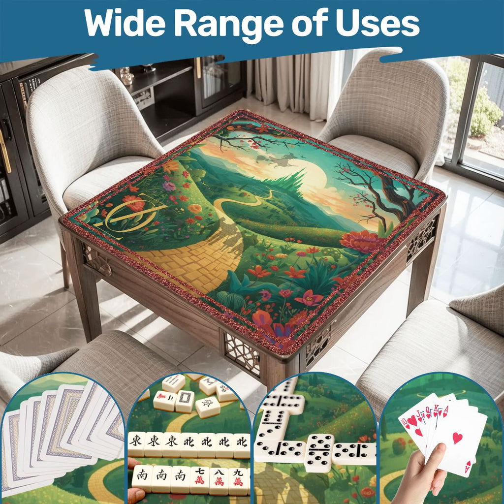 Wizard Of Oz Mahjong Mat Whimsical Land Of