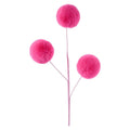 29" Pom Pom Spray: Hot Pink
