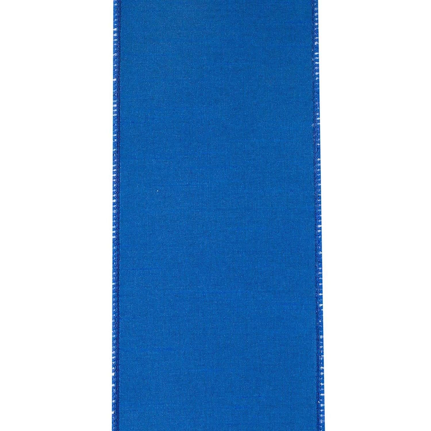 4in Terra Cotta Ceramics Chinoiserie Ribbon: Blue (10 Yards)