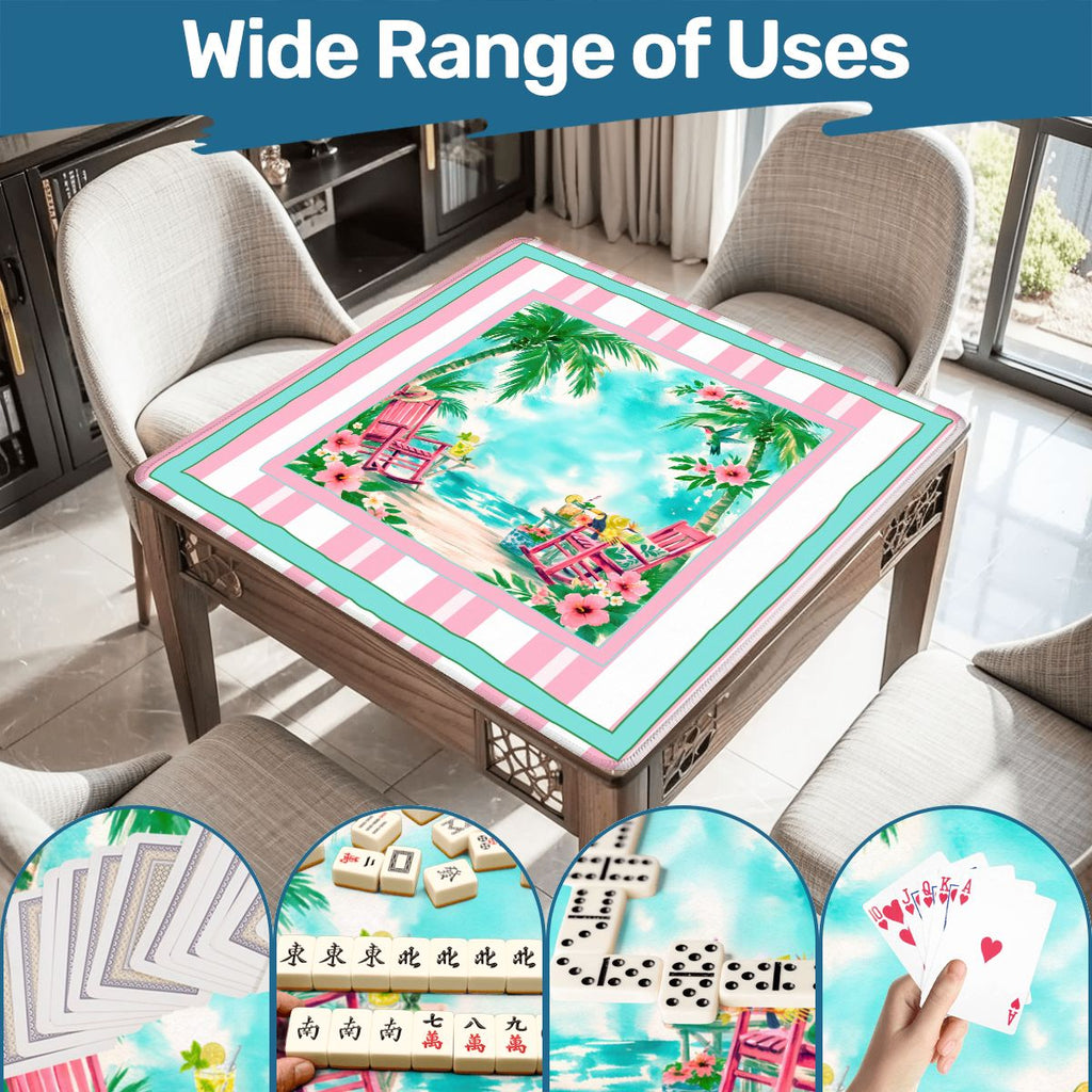Southern Charm Beach House Mahjong Mat