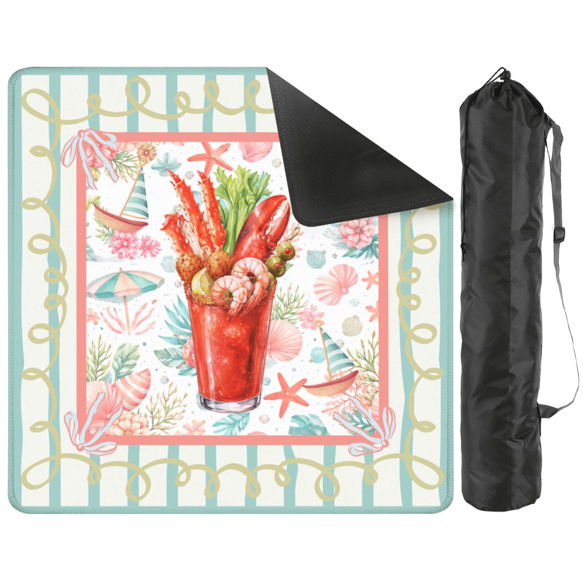 The Charleston Darling Blood Mary Mahjong Mat
