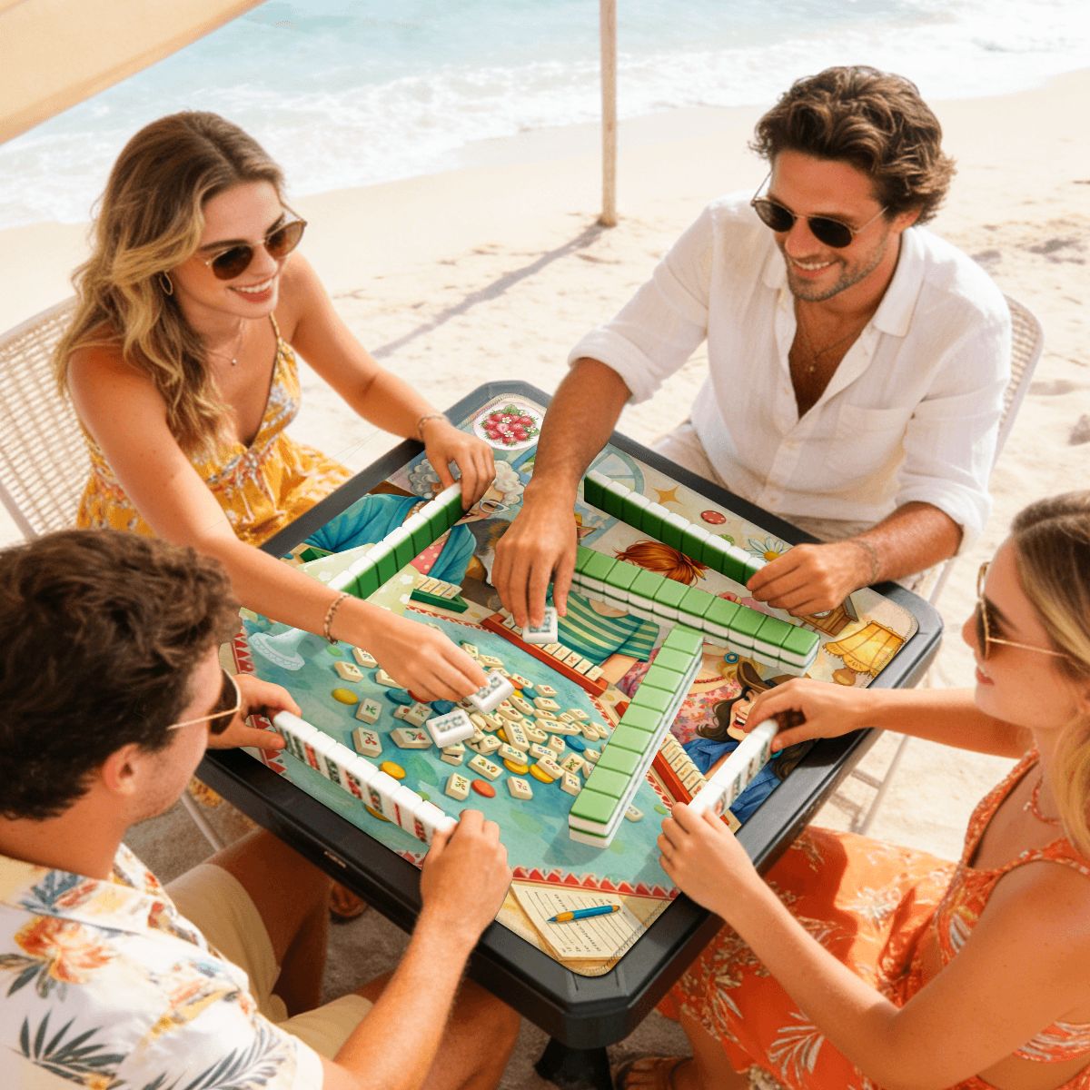 Girls Get Giddy Mini Mahjong Mat