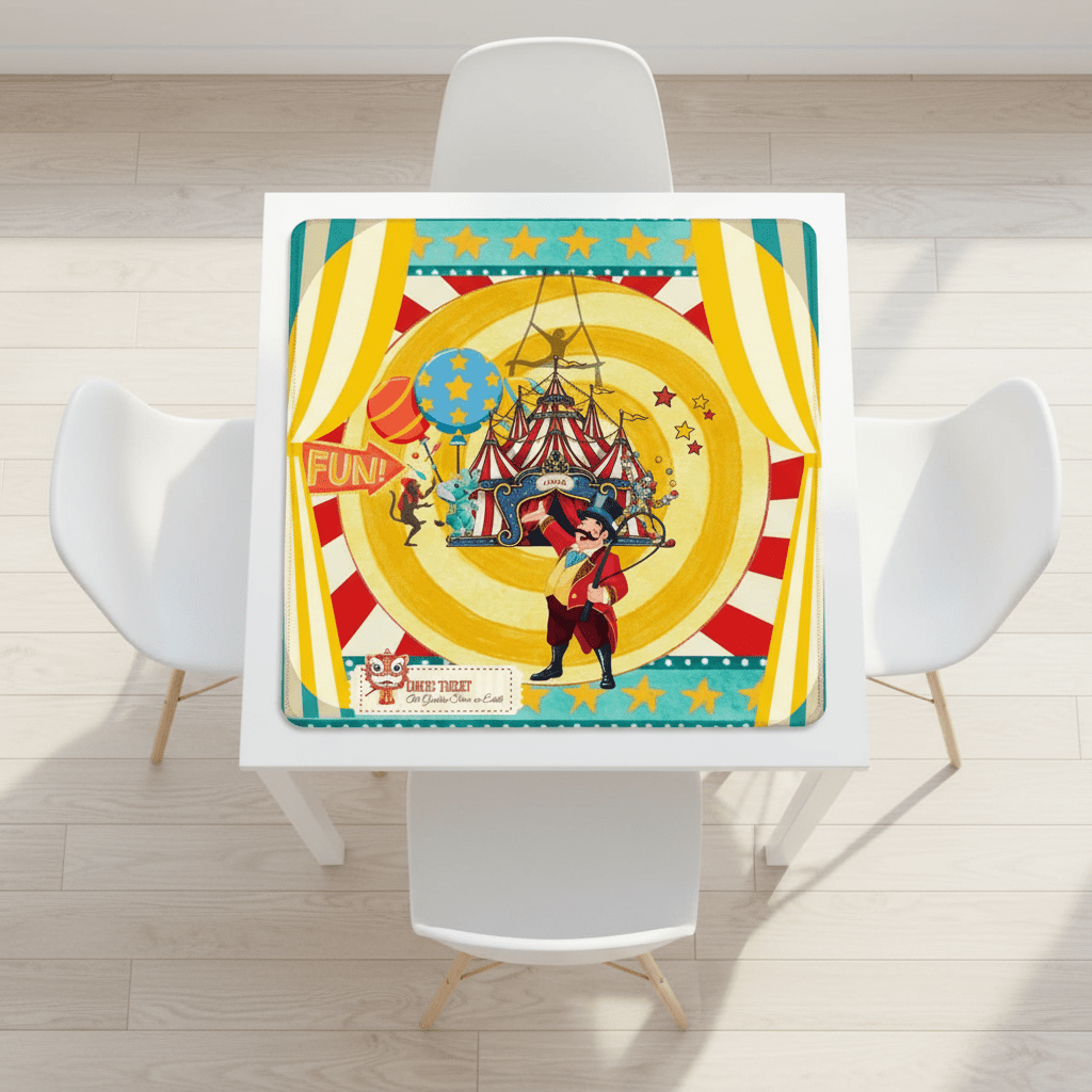 Send in the Clowns Circus Themed Mahjong Mat