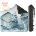 Colorado State Pride Snow Covered Mountains Mahjong Mat