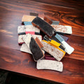 Cowhide Claw Clips - 4 inch