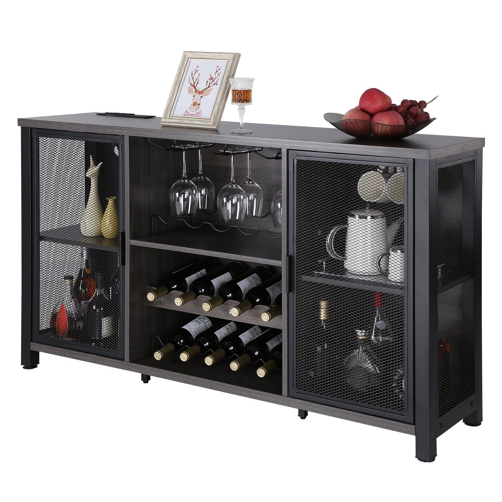 Industrial Bar Cabinet
