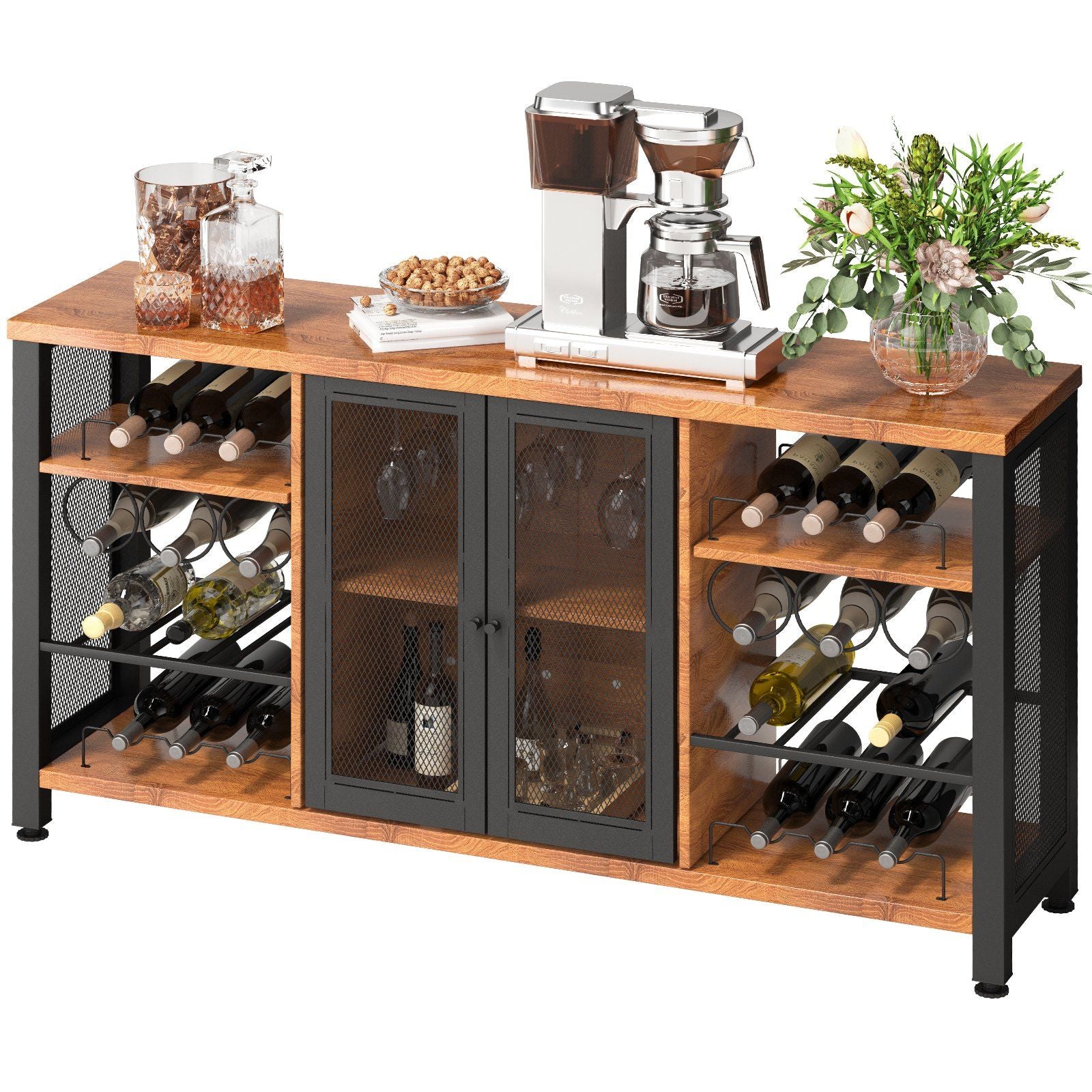 Industrial Bar Cabinet