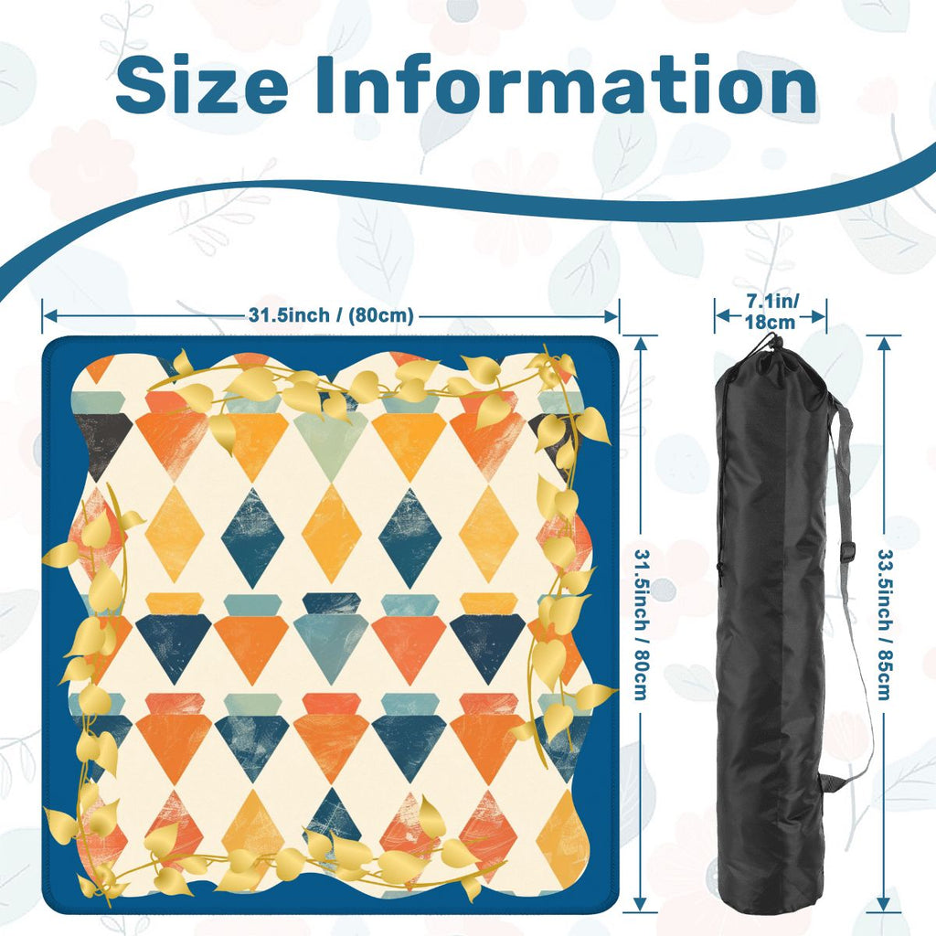 MODERN MAZAL Jewish Mahjong Mat