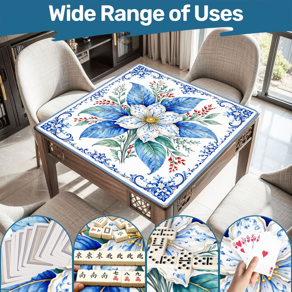 Porcelain Tobacco Garden  Mahjong Mat