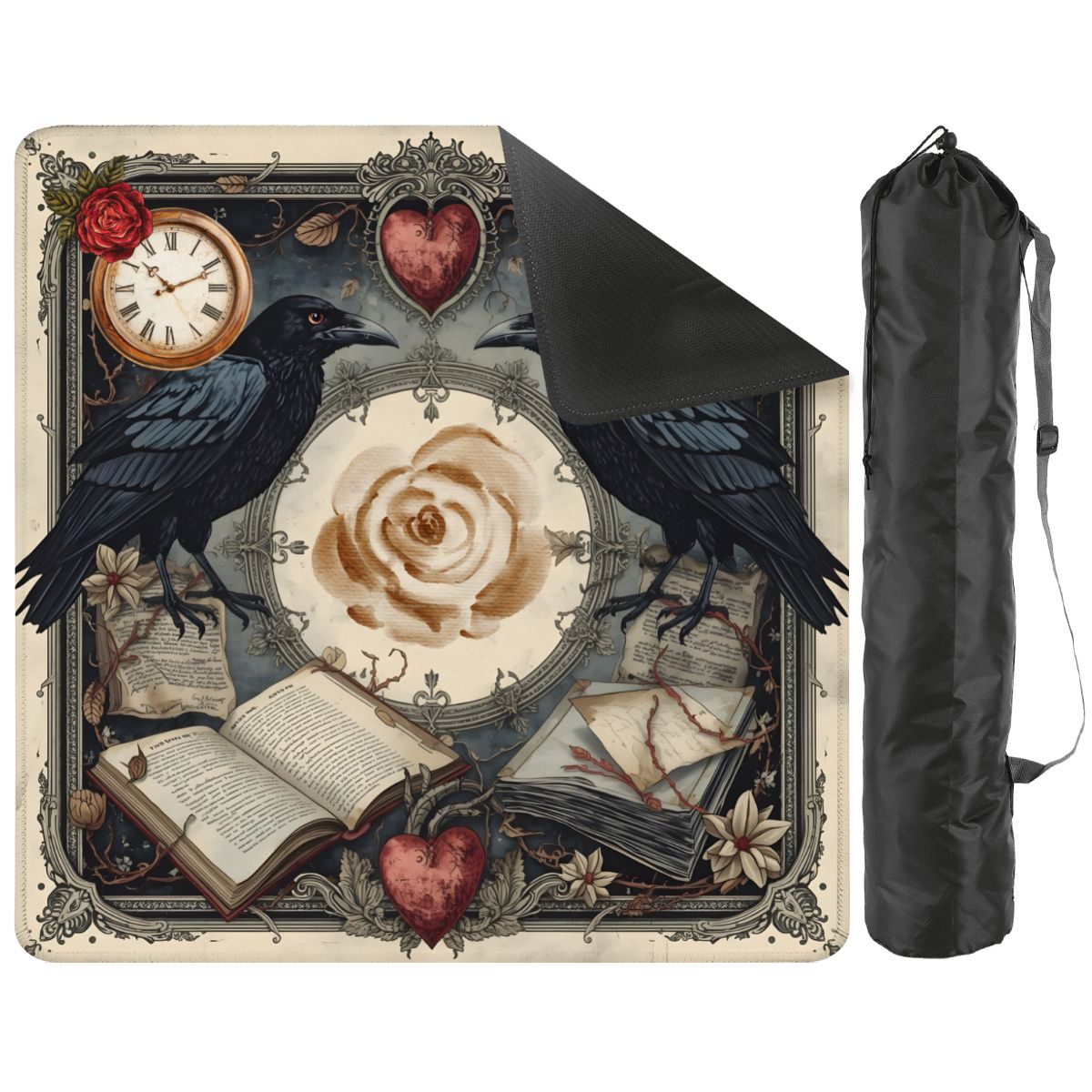 Edgar Allen Poe Enchanted Mahjong Mat