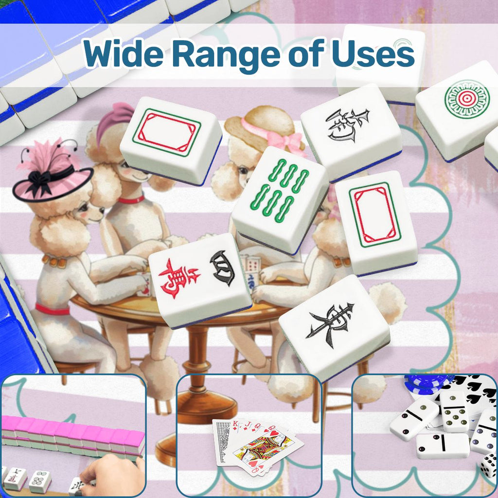 Poodle Play Parlor Mahjong Mat