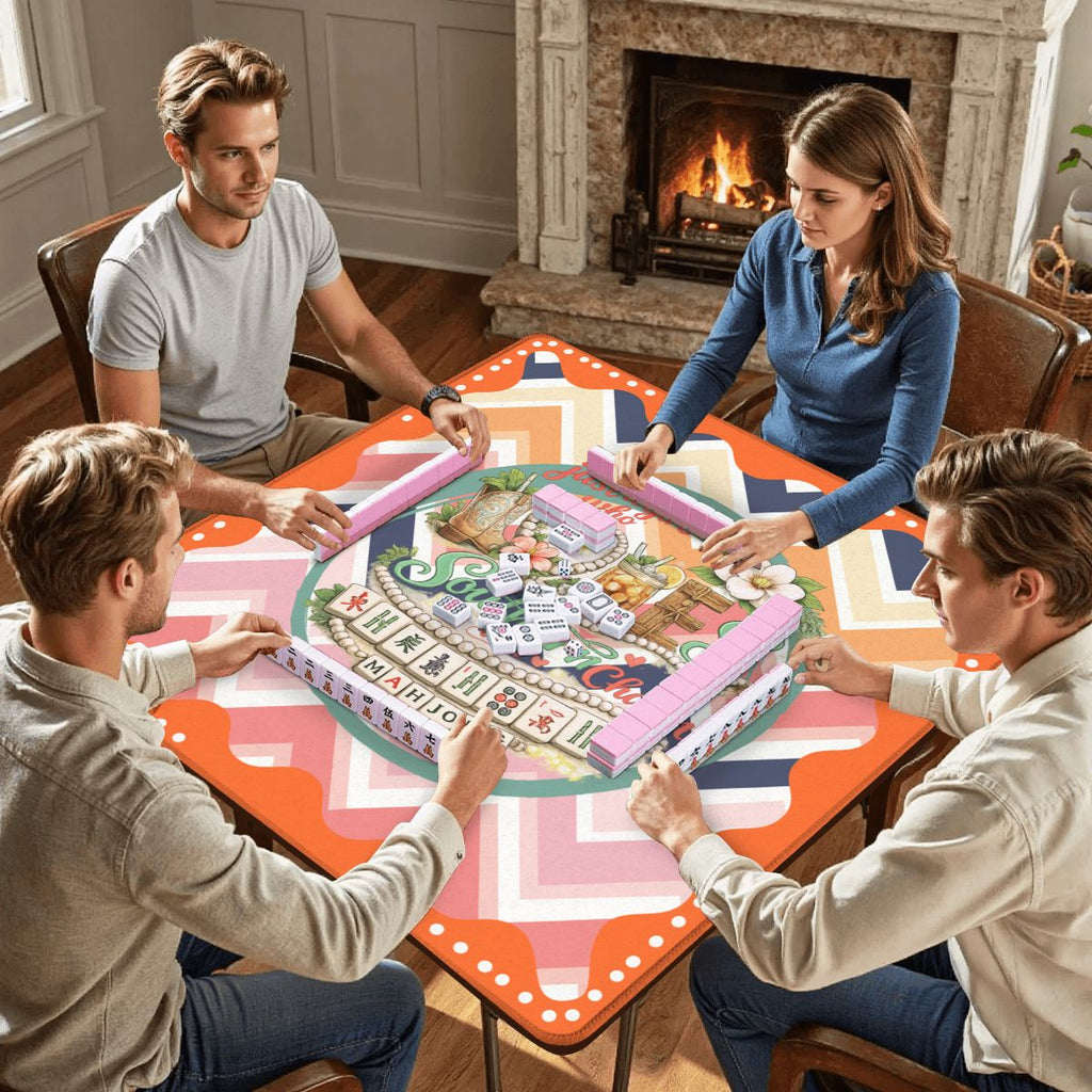 Just A Girl Who Loves Southern Charm And Mahjong Mat