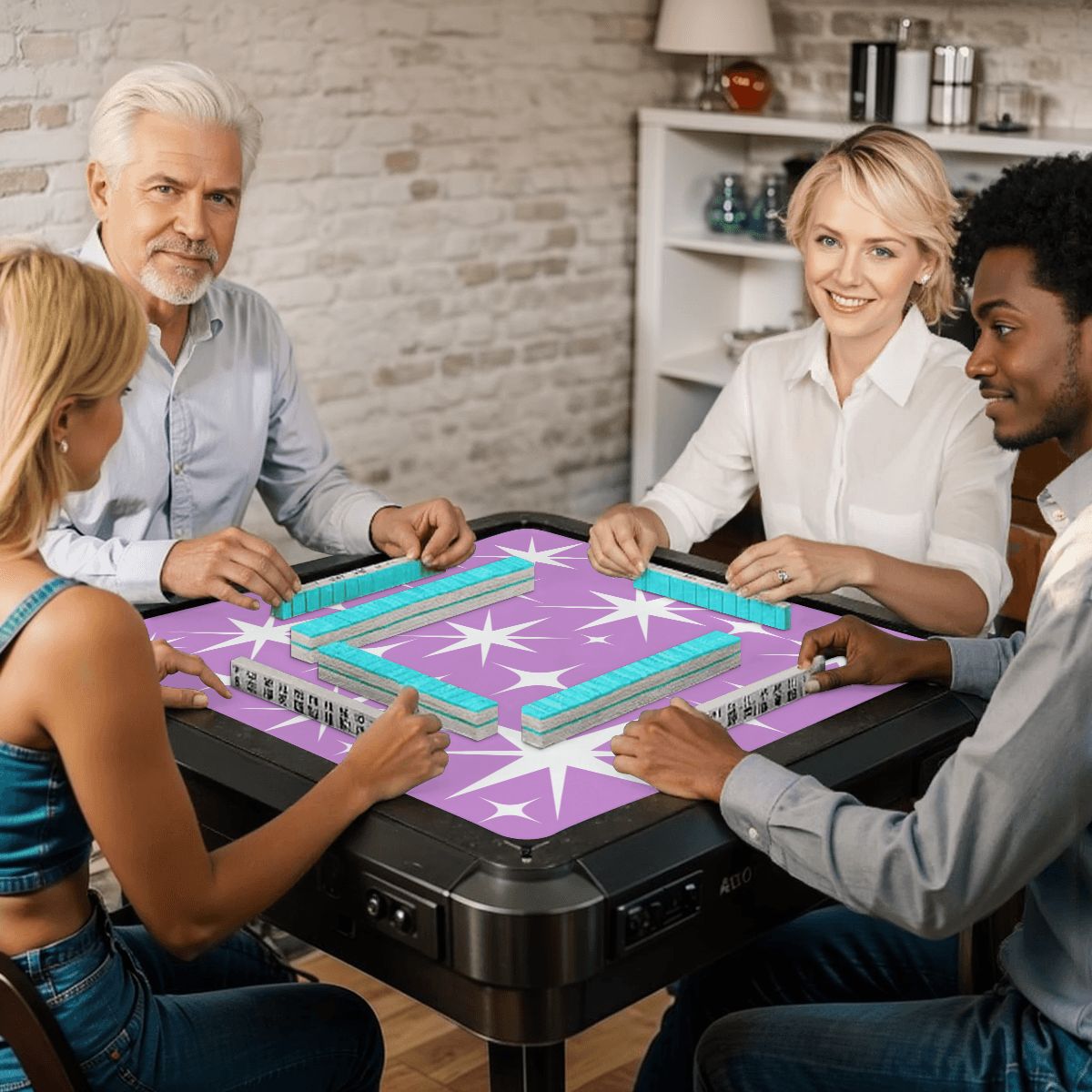 Lush Lavendar Starbrite Mahjong Mat