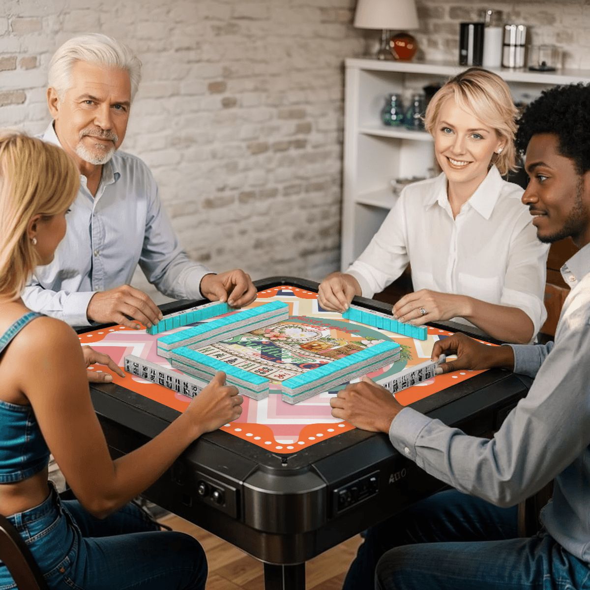Just A Girl Who Loves Southern Charm And Mahjong Mat