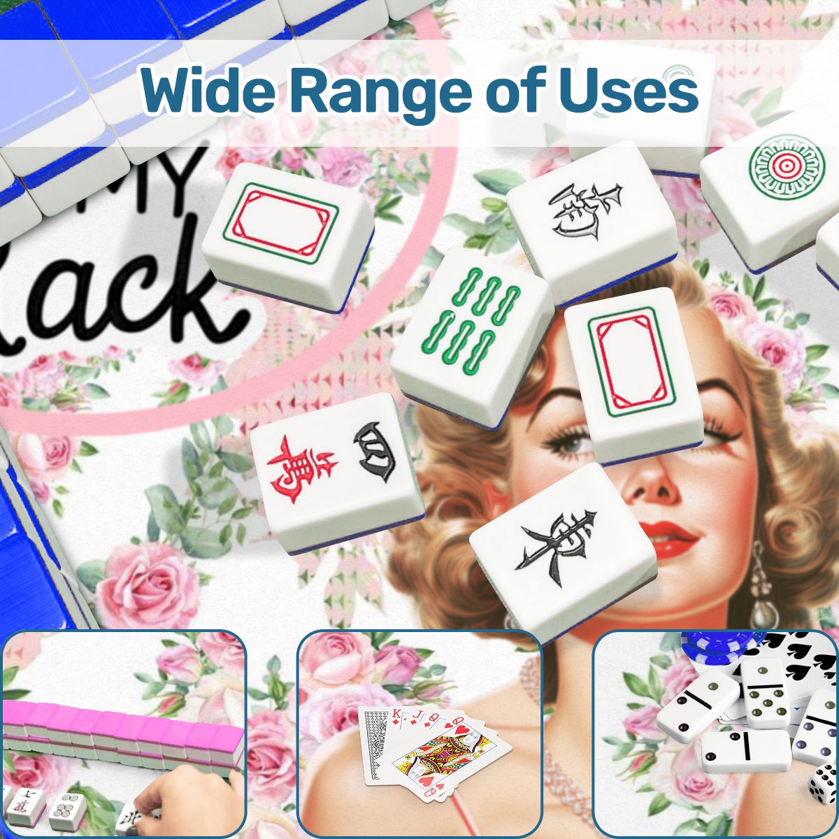 Funny Mahjong Mat, Don't Stare At My Rack