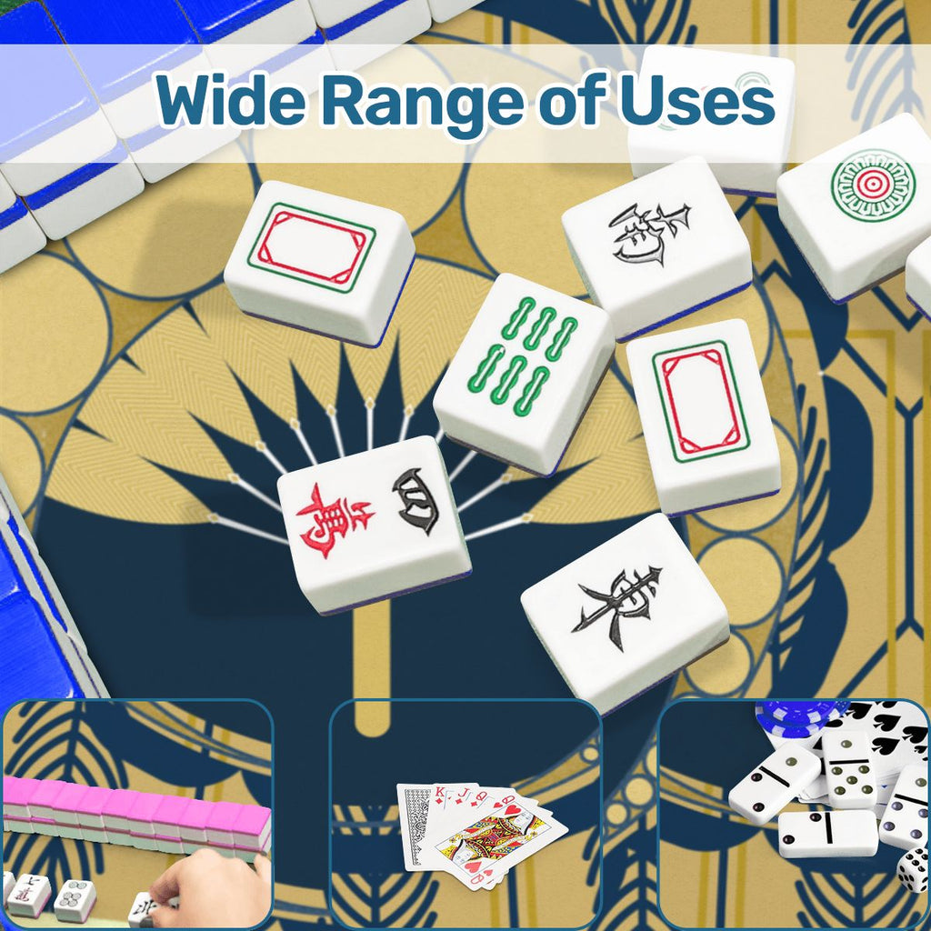 Art Deco Gold Leaf Mahjong Mat