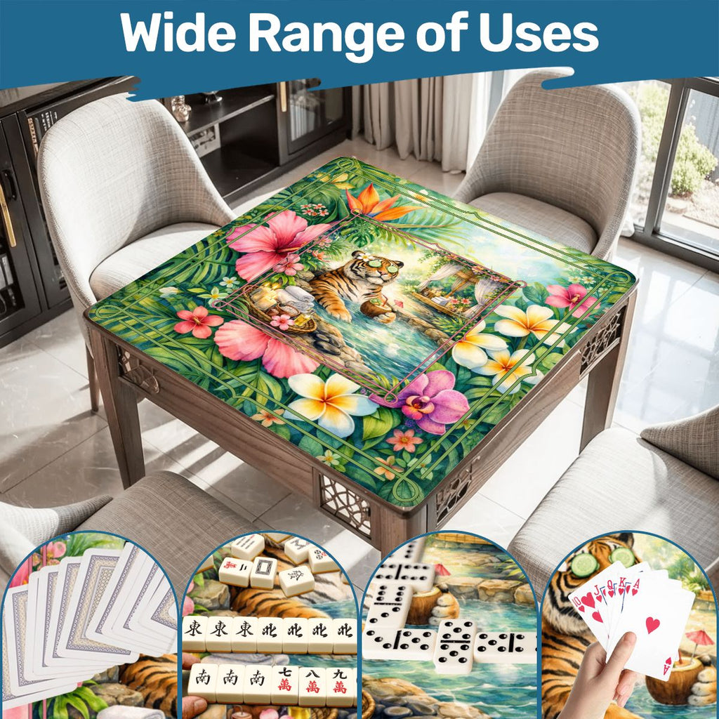 Tiger Zen Tranquility Mahjong Mat