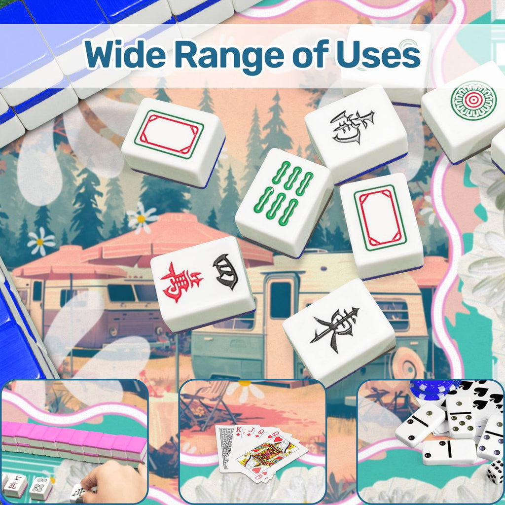 Glamper Boom Yesteryear Daisy Camping, Picnic Mahjong Mat